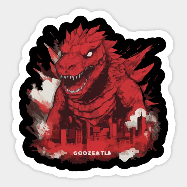 Godzilla King of the Monsters: All Hail the King Sticker by Pixy Official